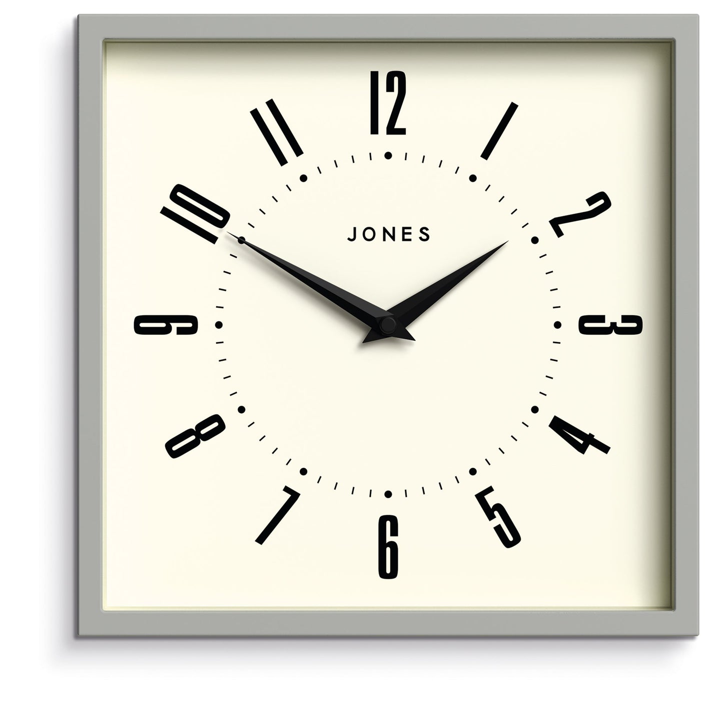 Newgate Jones Box Wall Clock Grey